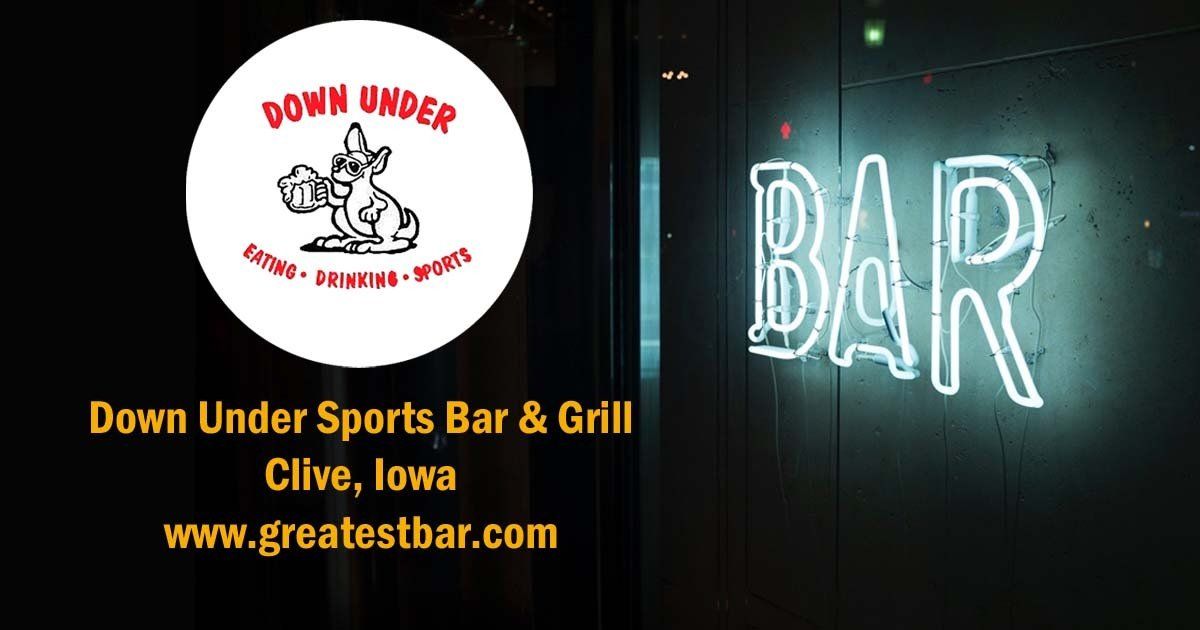 Contact Us | Down Under Bar & Grill | Sports Bar & Restaurant Clive IA